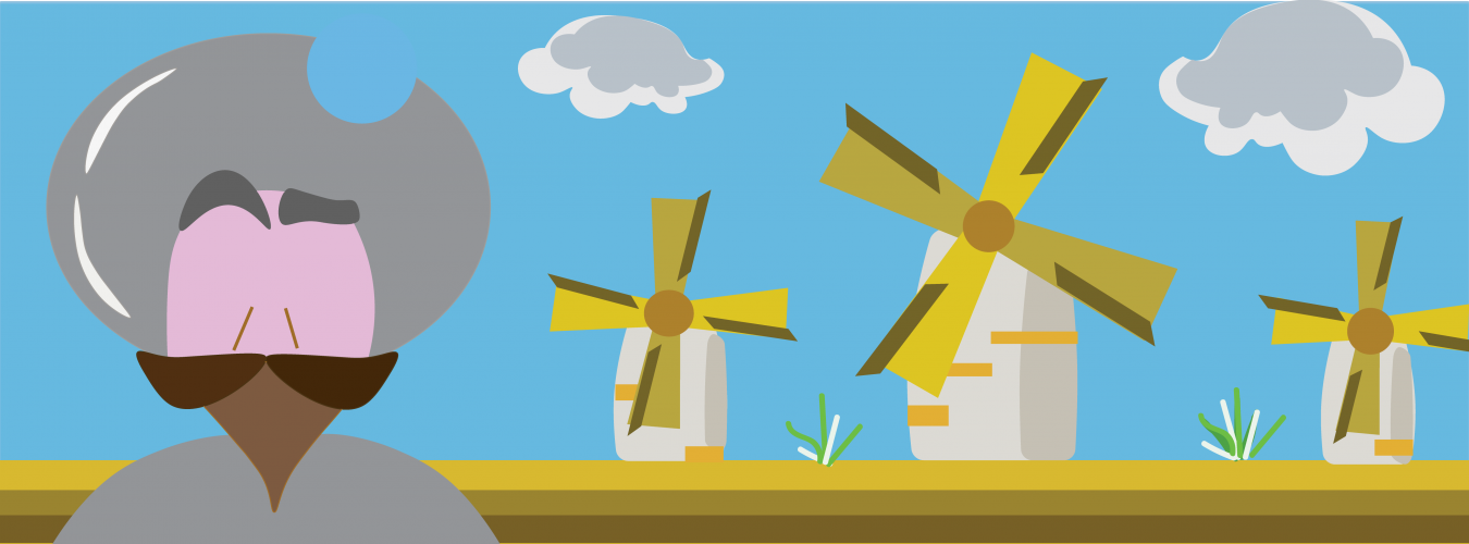 Don Quixote, in honour of the great Spanish author, Miguel de Cervantes