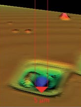Sampling at micro scale - indentation from micro-beam sampler